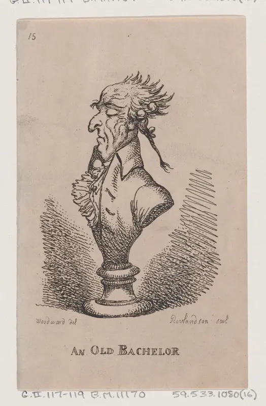 An Old Bachelor Wall Art by Thomas Rowlandson - High-Resolution Digital Print