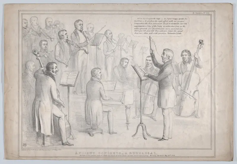 Ancient Concerts – A Rehearsal Wall Art by John Doyle - High-Resolution Digital Print