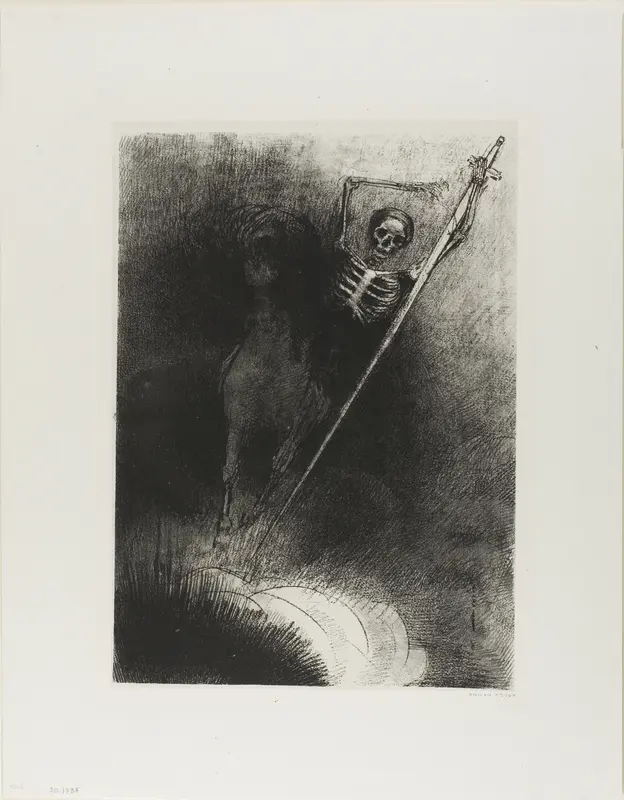 And His Name That Sat On Him Was Death, plate 3 of 12