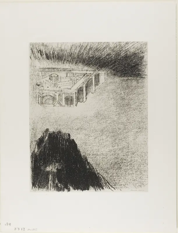 And I John Saw the Holy City, New Jerusalem, Coming Down from God Out of Heaven, plate 11 of 12 Wall Art by Odilon Redon - High-Resolution Digital Print