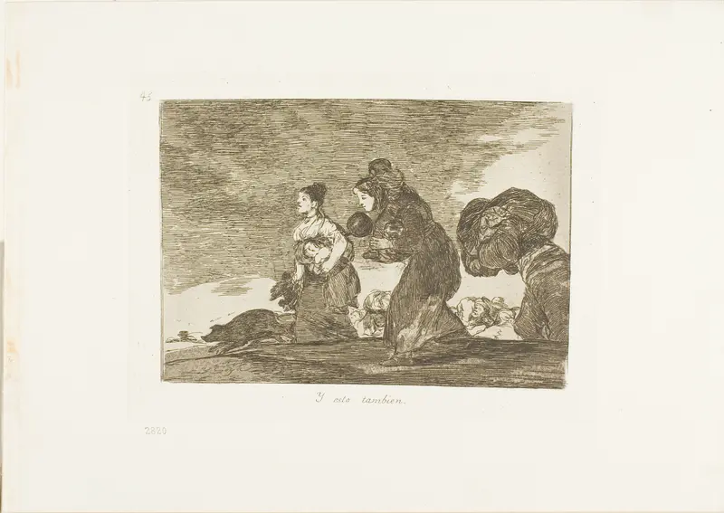 And this too, plate 45 from The Disasters of War