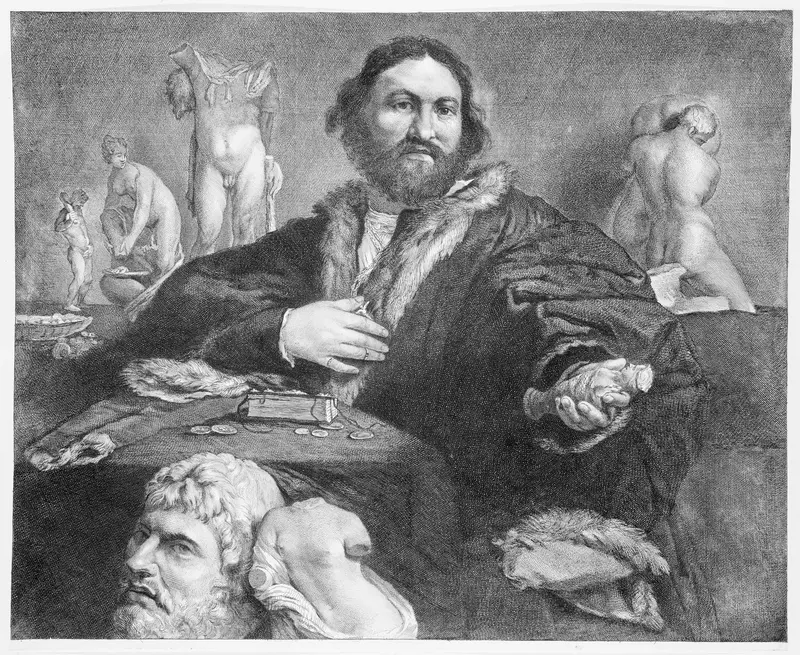 Andrea Odoni Wall Art by Cornelis Visscher - High-Resolution Digital Print