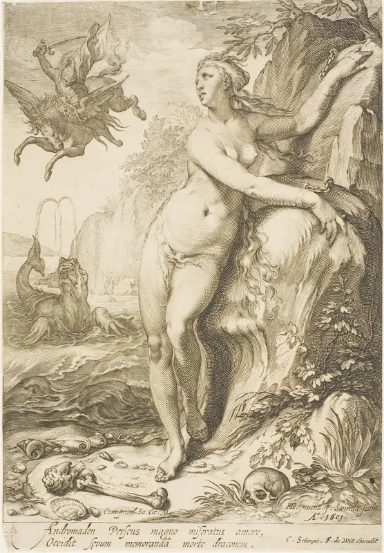 Andromeda Wall Art by Jan Saenredam - High-Resolution Digital Print