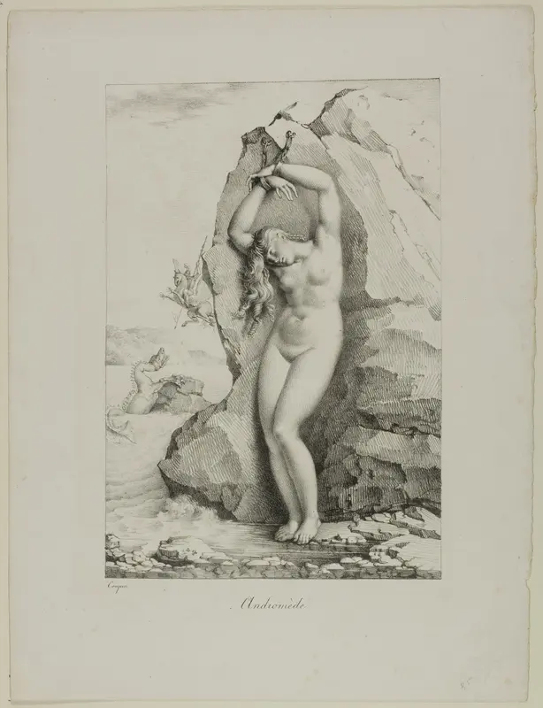 Andromeda Wall Art by Marie Philippe Coupin de La Couperie - High-Resolution Digital Print