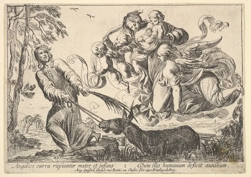 Angels Lifting Virgin and Child, from "Episodes from the New Testament"