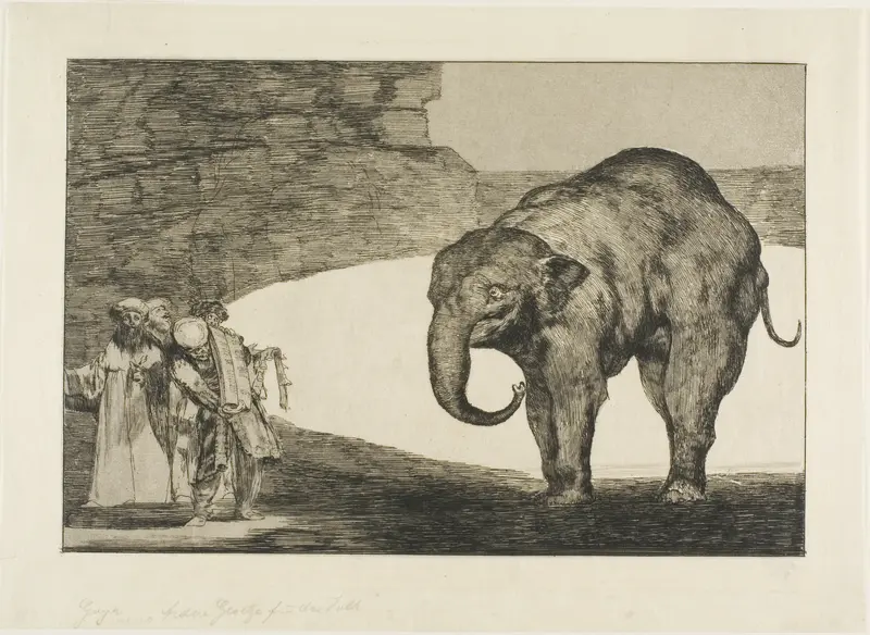 Animal Folly, from Disparates Wall Art by Francisco José de Goya y Lucientes - High-Resolution Digital Print