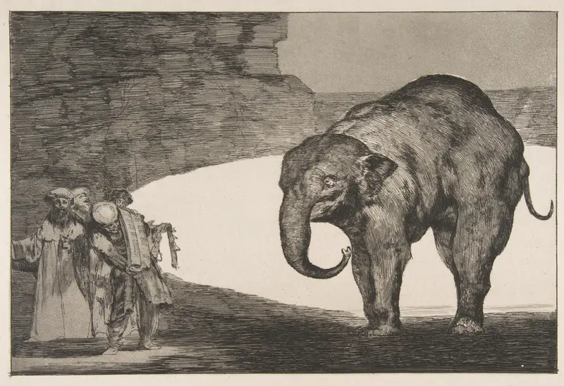 'Animal Folly' from the 'Disparates' (Follies / Irrationalities)