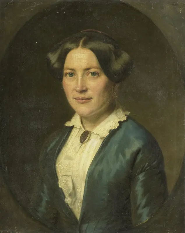 Anna Charlotte Koppelaar (geb 1821). Sedert 1850 echtgenote van Willem Frederik Wehmeyer Wall Art by anonymous - High-Resolution Digital Print