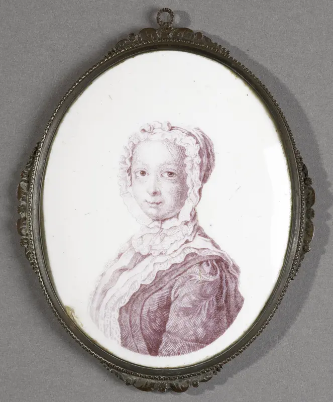 Anna van Hannover (1709-59). Zuster van Frederick Louis, Prins van Wales, en echtgenote van Prins Willem IV. Wall Art by anonymous - High-Resolution Digital Print