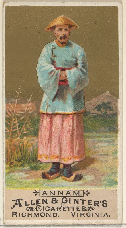 Annam, from the Natives in Costume series (N16) for Allen & Ginter Cigarettes Brands Wall Art by Allen & Ginter - High-Resolution Digital Print