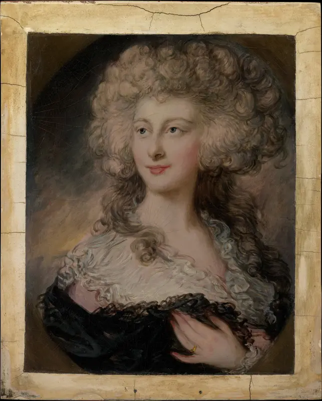 Anne Elizabeth Cholmley (1769–1788), Later Lady Mulgrave Wall Art by Gainsborough Dupont - High-Resolution Digital Print