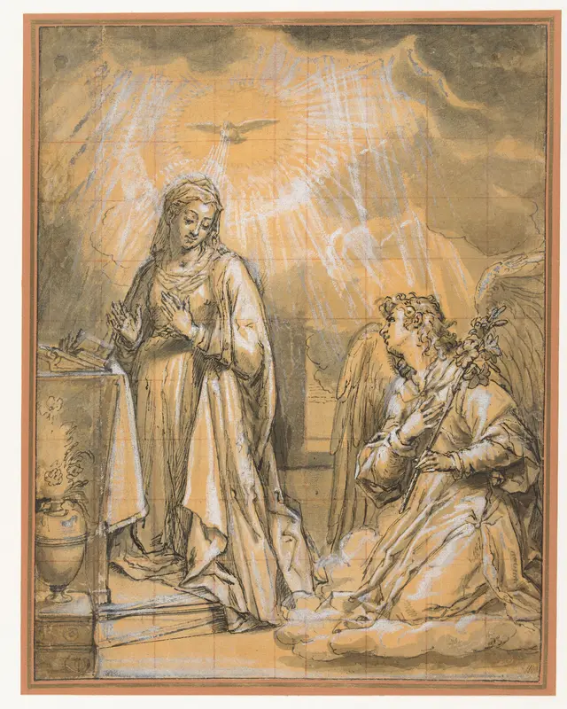 Annunciatie Wall Art by Peter de Witte - High-Resolution Digital Print
