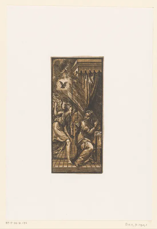 Annunciatie Wall Art by Anton Maria I Zanetti - High-Resolution Digital Print