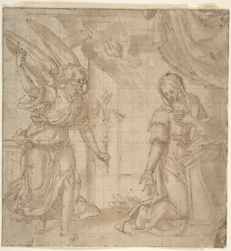 Annunciation Wall Art by Filippo Bellini - High-Resolution Digital Print