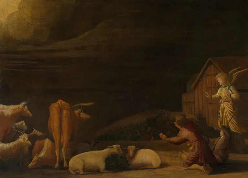 Annunciation to the Shepherds Wall Art by Unknown - High-Resolution Digital Print