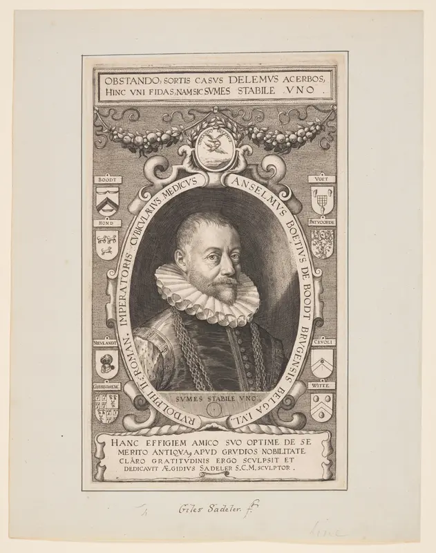 Anselm Boethius de Boodt, Physician to Rudolph II