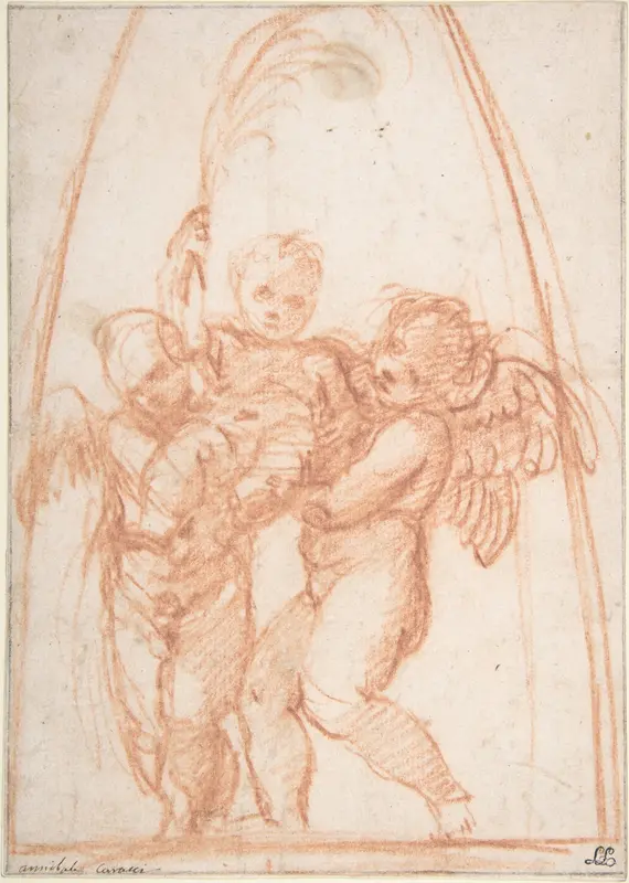 Anteros Victorious Wall Art by Annibale Carracci - High-Resolution Digital Print