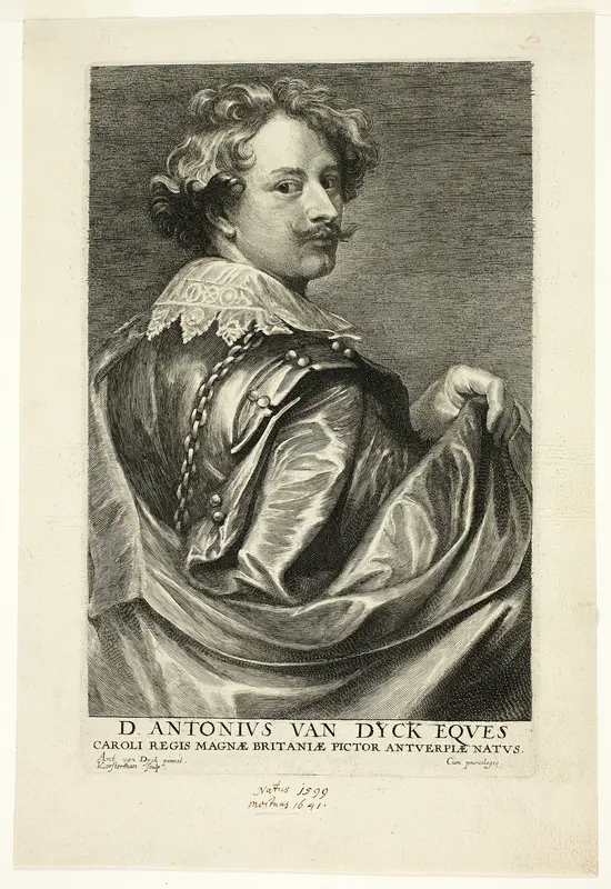 Anthony van Dyck Wall Art by Lucas Emil Vorsterman - High-Resolution Digital Print