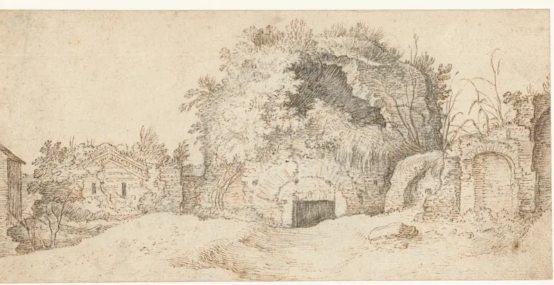 Antieke ruïnes Wall Art by Paul Bril - High-Resolution Digital Print
