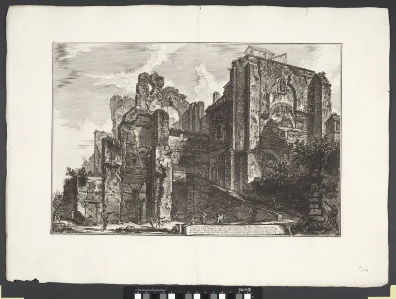Antieke thermen in Albano Wall Art by Unknown - High-Resolution Digital Print