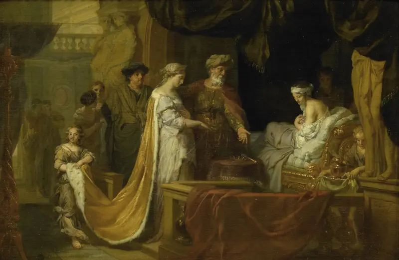 Antiochus and Stratonice Wall Art by Gerard de Lairesse - High-Resolution Digital Print