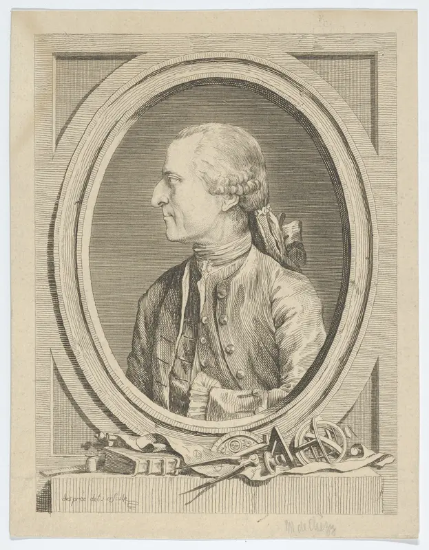 Antoine de Chézy Wall Art by Louis Jean Desprez - High-Resolution Digital Print