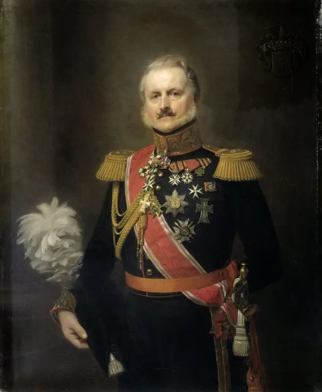 Antonie Frederick Jan Floris Jacob baron van Omphal (1788-1863), luitenant-generaal Wall Art by Herman Antonie de Bloeme - High-Resolution Digital Print