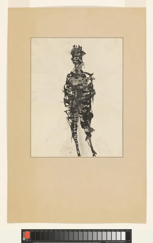 Antropomorfe figuur met bokkenpoten Wall Art by Unknown - High-Resolution Digital Print
