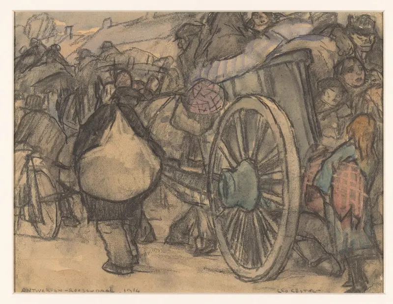 Antwerpen-Roosendaal-1914 Wall Art by Unknown - High-Resolution Digital Print