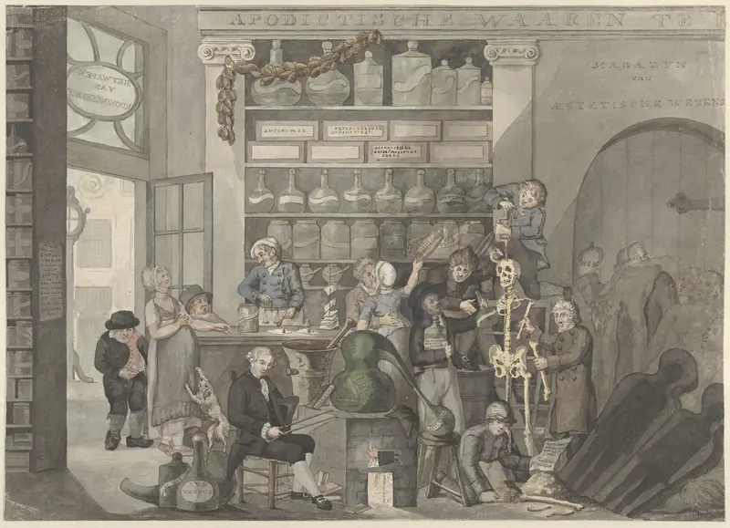 Apodictische Waaren, allegorie op de filosofie van Kant Wall Art by Jacob Smies - High-Resolution Digital Print