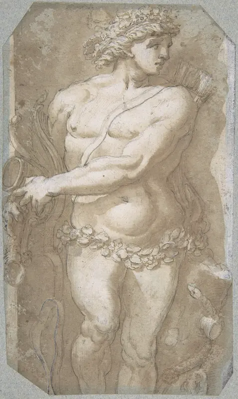 Apollo Wall Art by Anonymous, Italian, Roman-Bolognese, 17th century - High-Resolution Digital Print