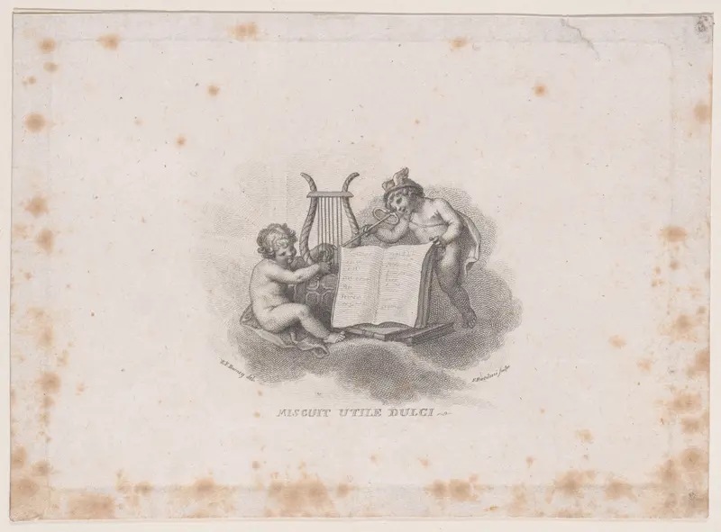 Apollo and Mercury as Infants Wall Art by Francesco Bartolozzi - High-Resolution Digital Print