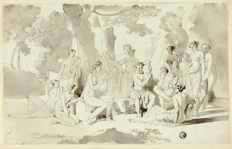 Apollo and the Muses Wall Art by Juan Cristobal - High-Resolution Digital Print