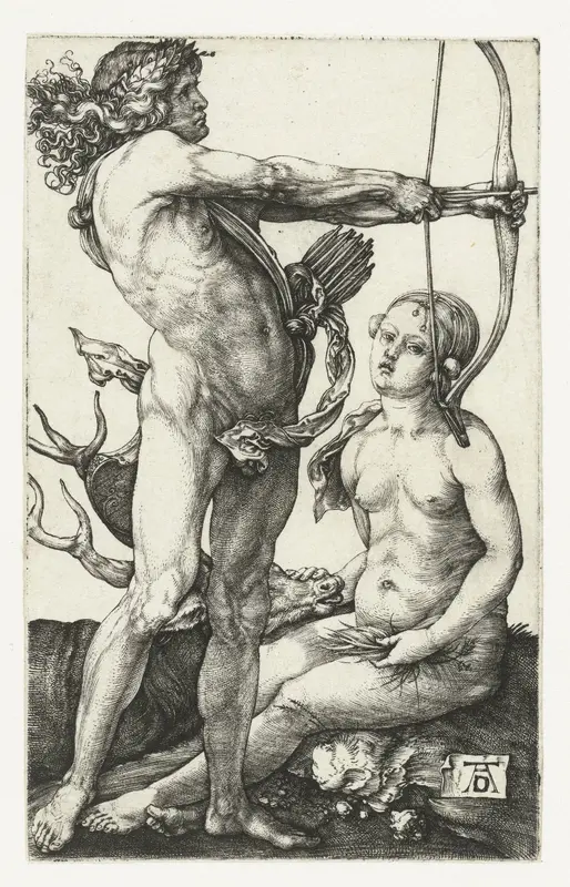Apollo en Diana Wall Art by Unknown - High-Resolution Digital Print