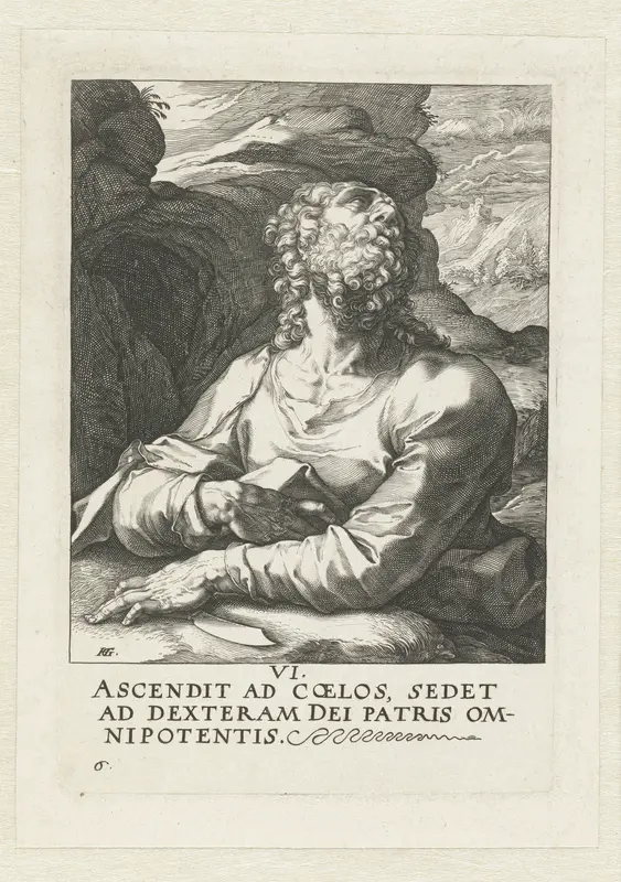 Apostel Bartholomeüs Wall Art by Hendrick Goltzius - High-Resolution Digital Print