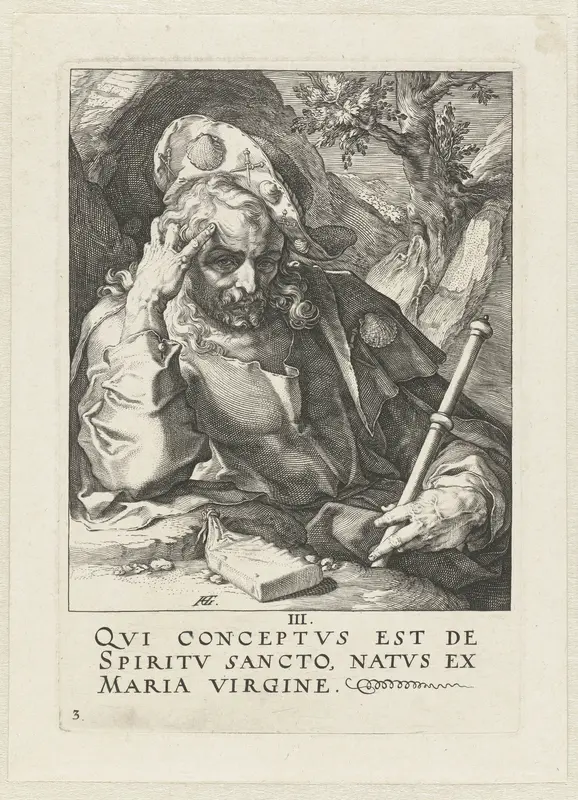 Apostel Jakobus de Meerdere Wall Art by Hendrick Goltzius - High-Resolution Digital Print