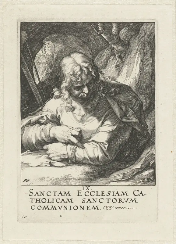 Apostel Jakobus de Mindere Wall Art by Hendrick Goltzius - High-Resolution Digital Print