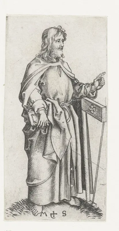 Apostel Jakobus de Mindere (Judas Thaddeüs?) Wall Art by Unknown - High-Resolution Digital Print