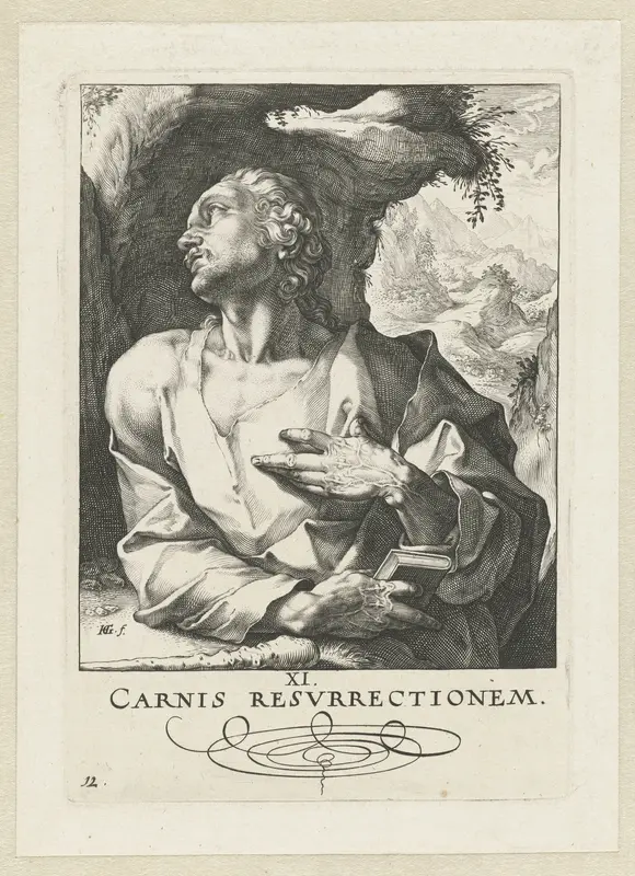 Apostel Judas Thaddeüs Wall Art by Hendrick Goltzius - High-Resolution Digital Print