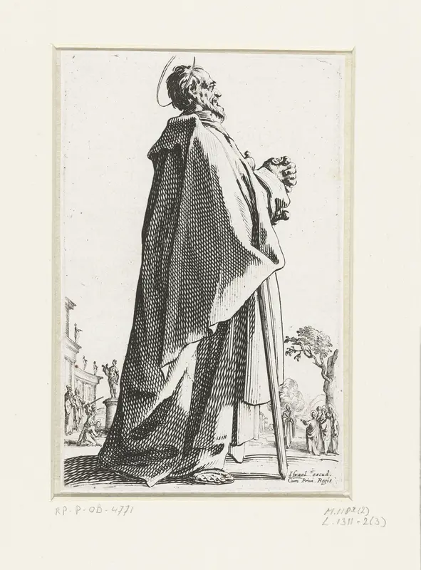 Apostel Mattheüs Wall Art by Jacques Callot - High-Resolution Digital Print