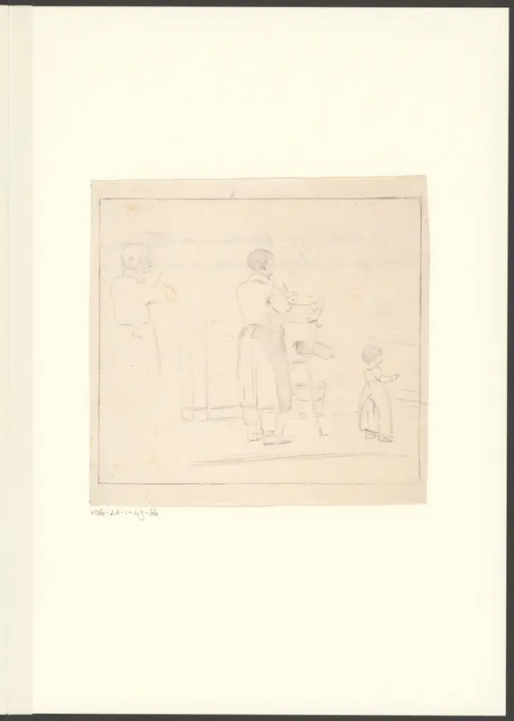 Apotheker en zijn bediende in de Kalverstraat Wall Art by anonymous - High-Resolution Digital Print