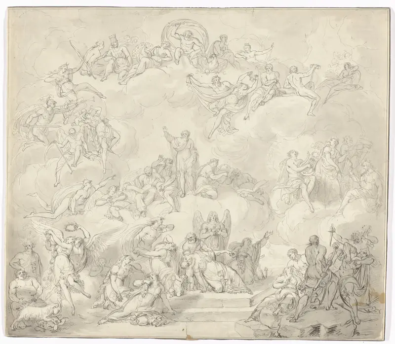 Apotheose van een dichter Wall Art by Unknown - High-Resolution Digital Print