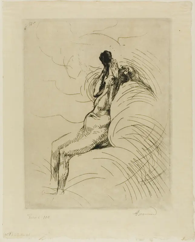 Apotheosis, plate twelve from Woman Wall Art by Albert Besnard - High-Resolution Digital Print