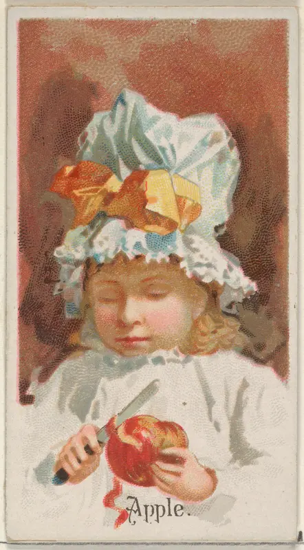 Apple, from the Fruits series (N12) for Allen & Ginter Cigarettes Brands Wall Art by Allen & Ginter - High-Resolution Digital Print