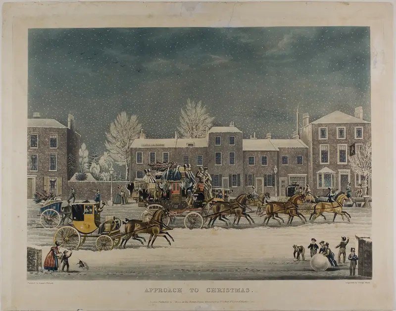 Approach to Christmas Wall Art by George Hunt - High-Resolution Digital Print