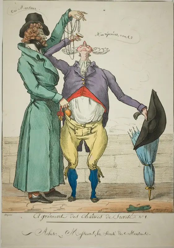 Approval of the Safety-Chain, No. 1 Wall Art by Pierre Roch Vigneron - High-Resolution Digital Print