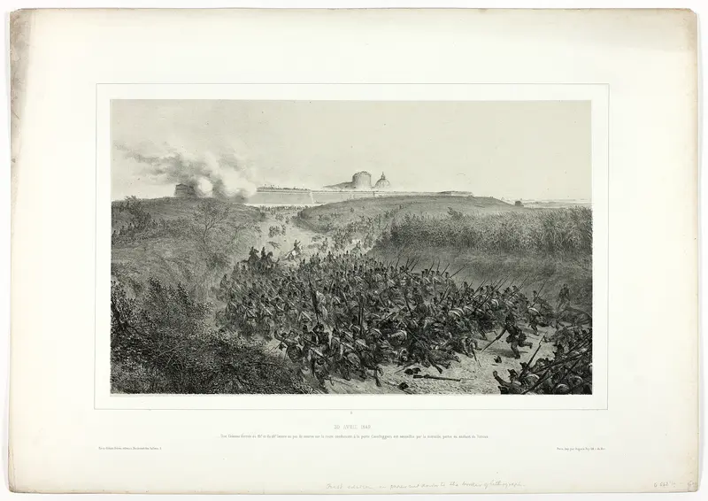 April 30, 1849, from Souvenirs d’Italie: Expédition de Rome