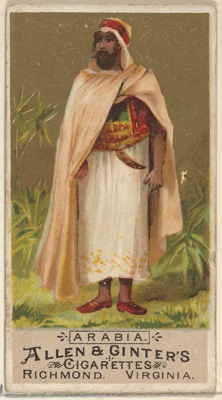 Arabia, from the Natives in Costume series (N16) for Allen & Ginter Cigarettes Brands Wall Art by Allen & Ginter - High-Resolution Digital Print