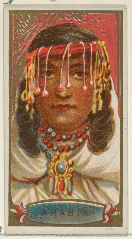 Arabia, from the Types of All Nations series (N24) for Allen & Ginter Cigarettes Wall Art by Allen & Ginter - High-Resolution Digital Print