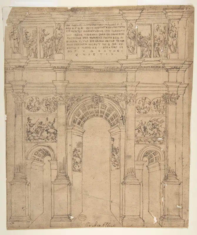 Arch of Constantine, Rome Wall Art by Bartolomeo Neroni (Il Riccio) - High-Resolution Digital Print